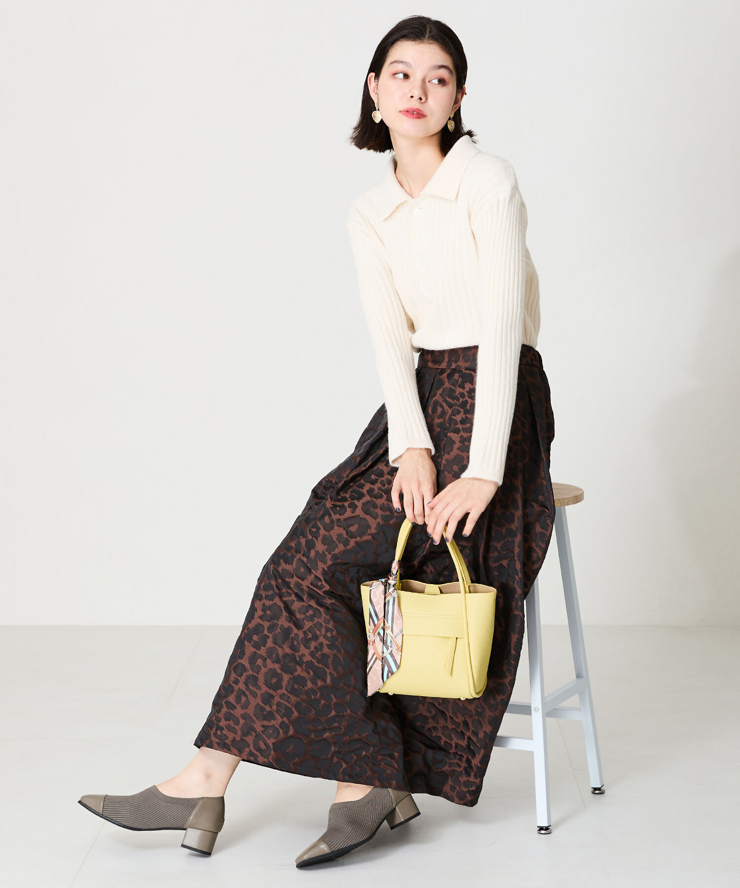 WA Oriental TRaffic「●2024秋冬新作●甲深ニットドッキングパンプス/42309」|パンプス|