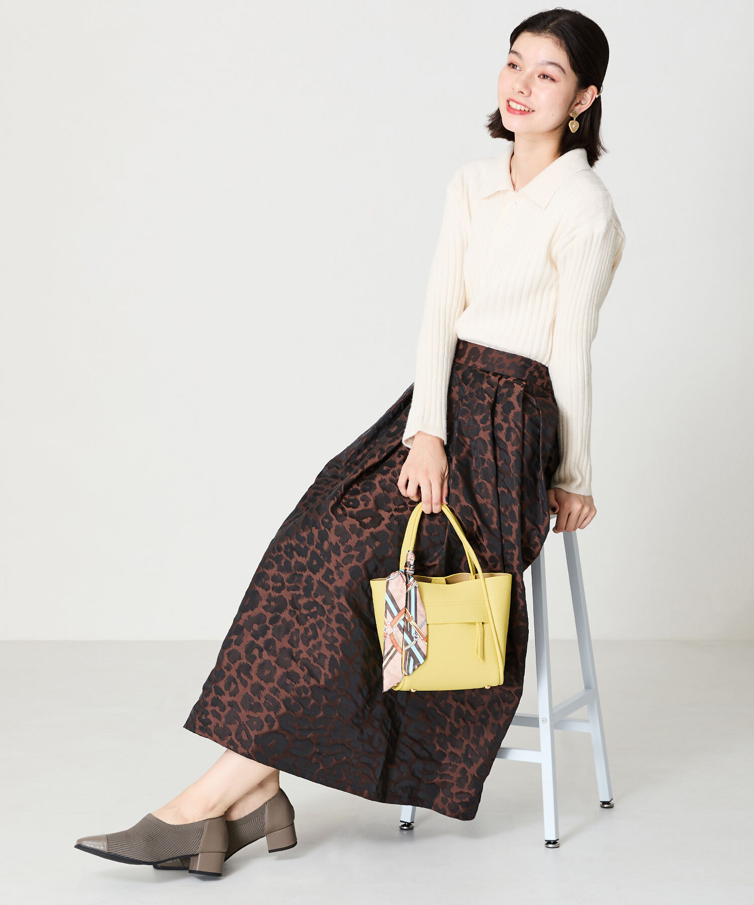 WA Oriental TRaffic「●2024秋冬新作●甲深ニットドッキングパンプス/42309」|パンプス|