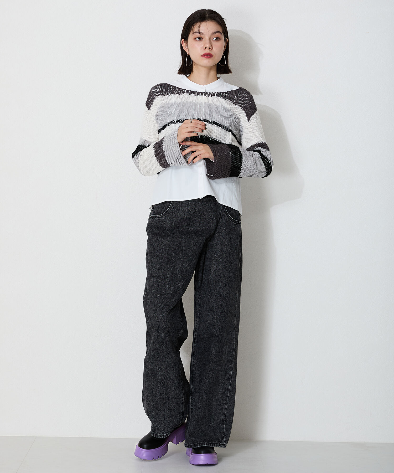 ORiental TRaffic「【EC限定】2024秋冬新作カラーソールショートブーツ/45401」|ショートブーツ|