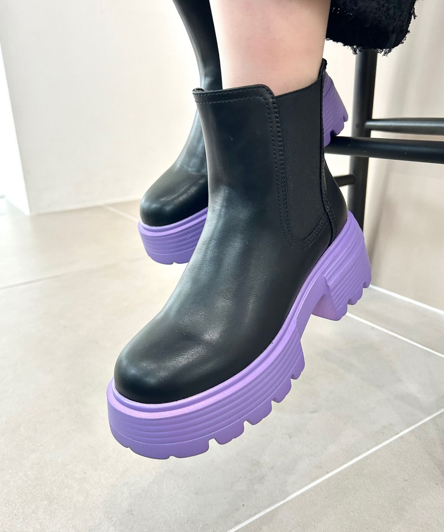 ORiental TRaffic「【EC限定】2024秋冬新作カラーソールショートブーツ/45401」|ショートブーツ|