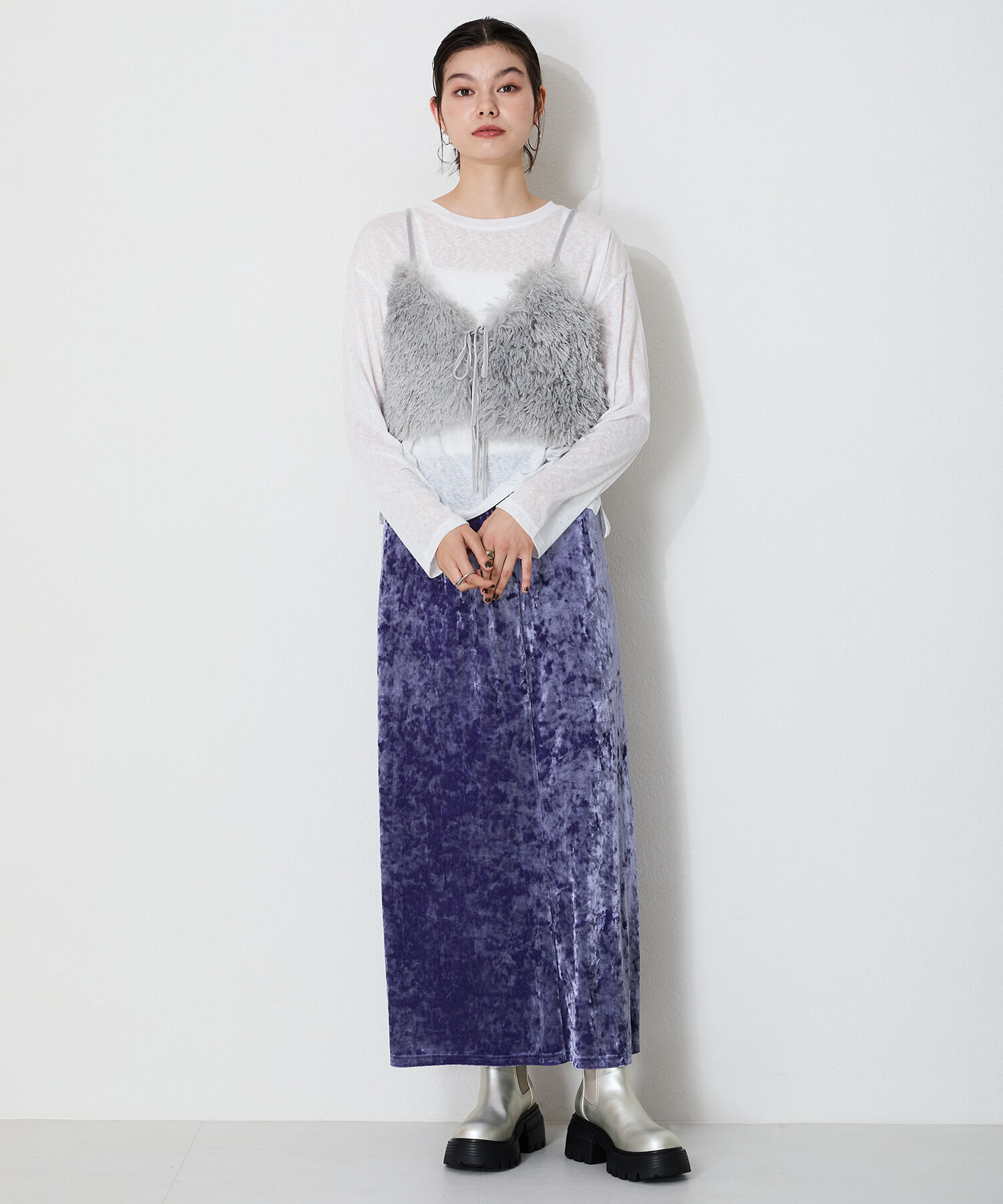 ORiental TRaffic「【EC限定】2024秋冬新作カラーソールショートブーツ/45401」|ショートブーツ|