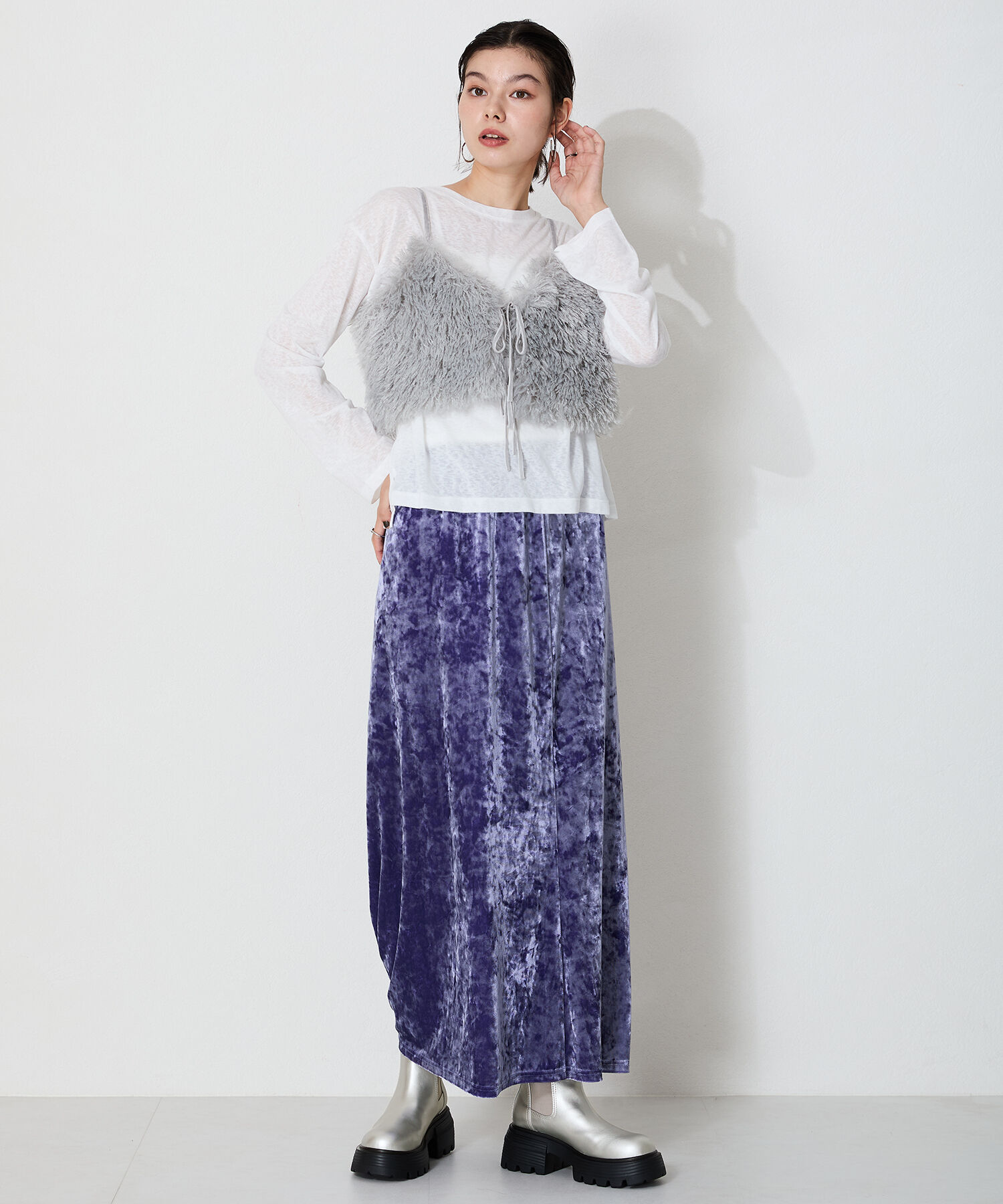 ORiental TRaffic「【EC限定】2024秋冬新作カラーソールショートブーツ/45401」|ショートブーツ|