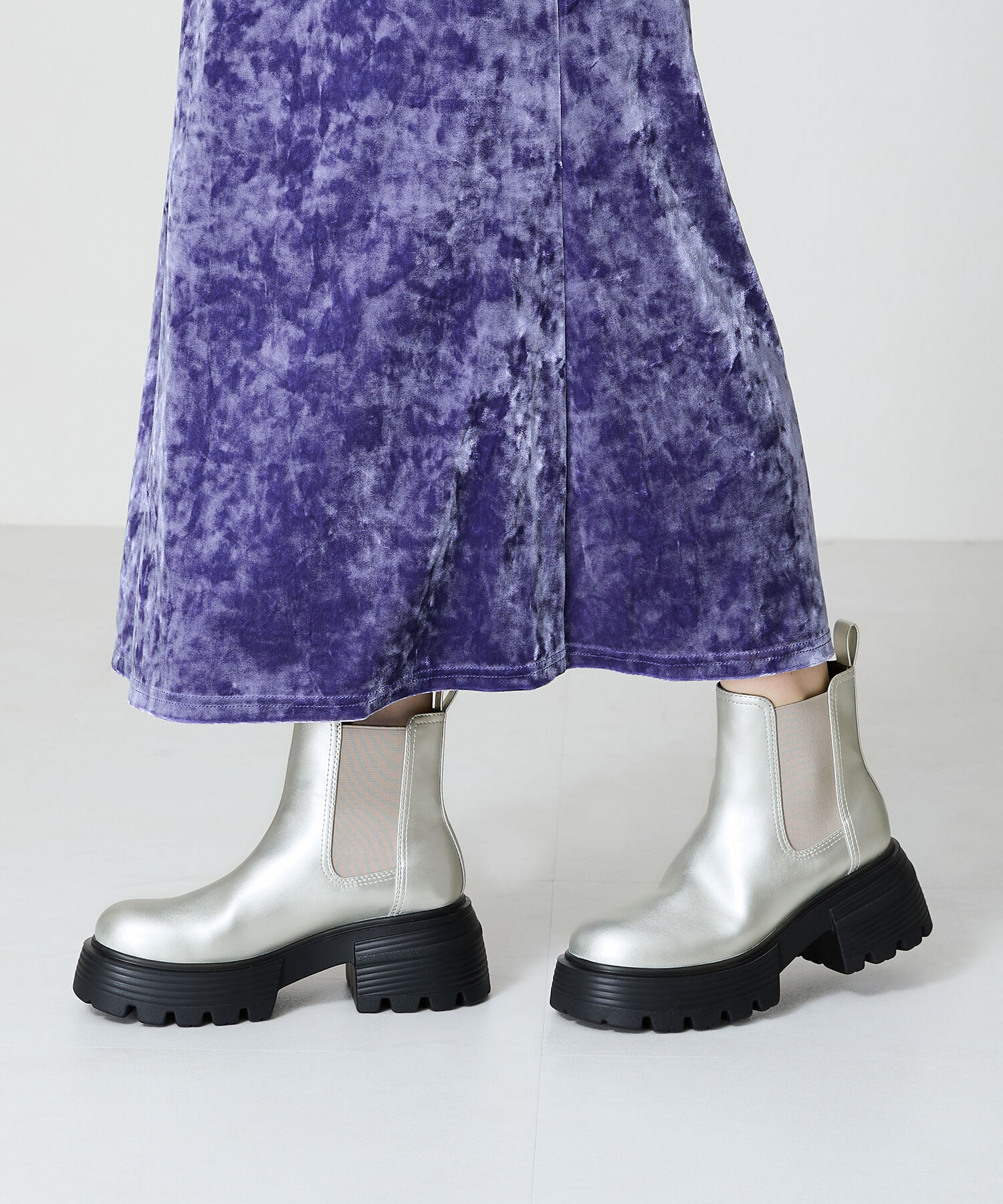 ORiental TRaffic「【EC限定】2024秋冬新作カラーソールショートブーツ/45401」|ショートブーツ|