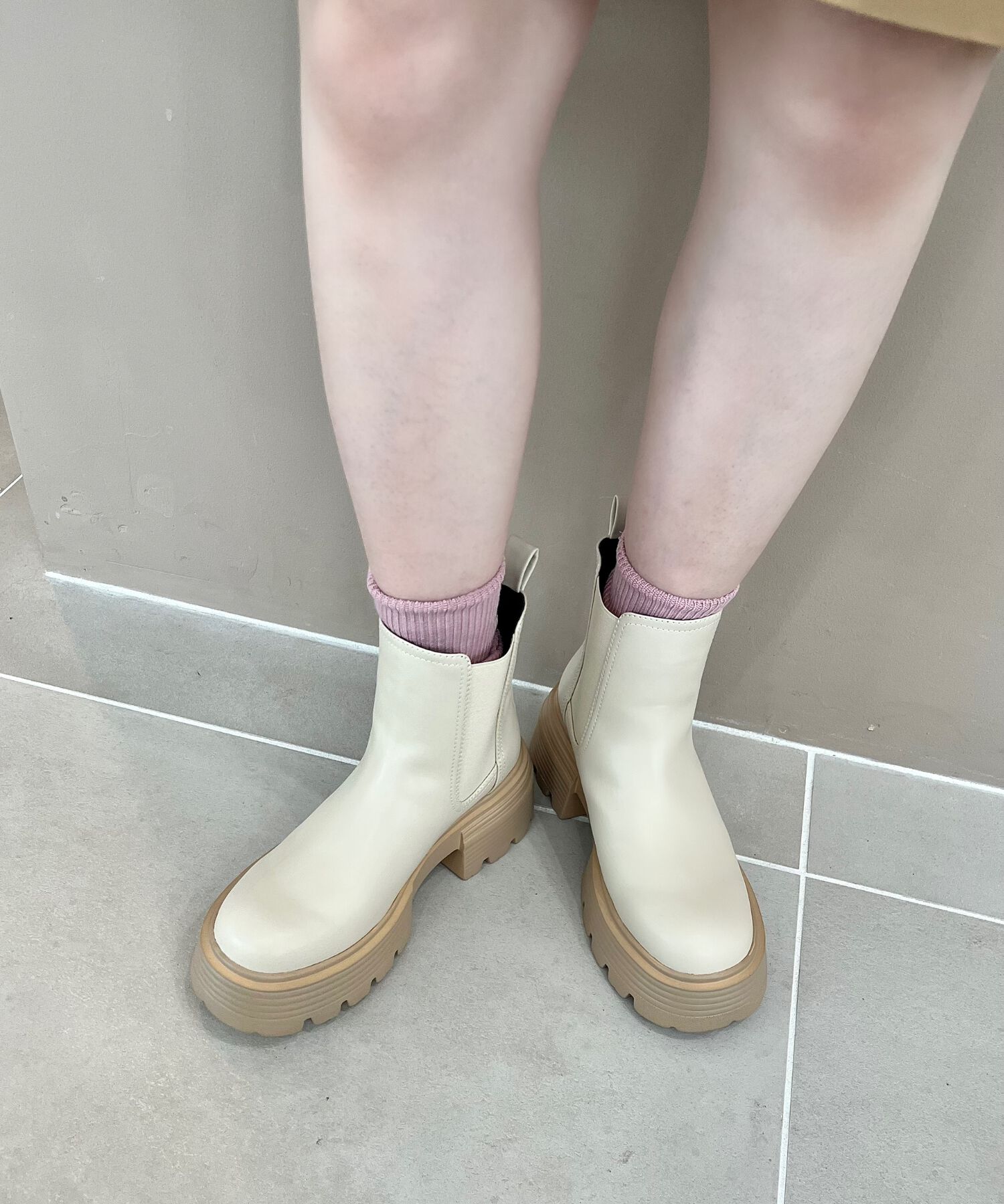 ORiental TRaffic「【EC限定】2024秋冬新作カラーソールショートブーツ/45401」|ショートブーツ|