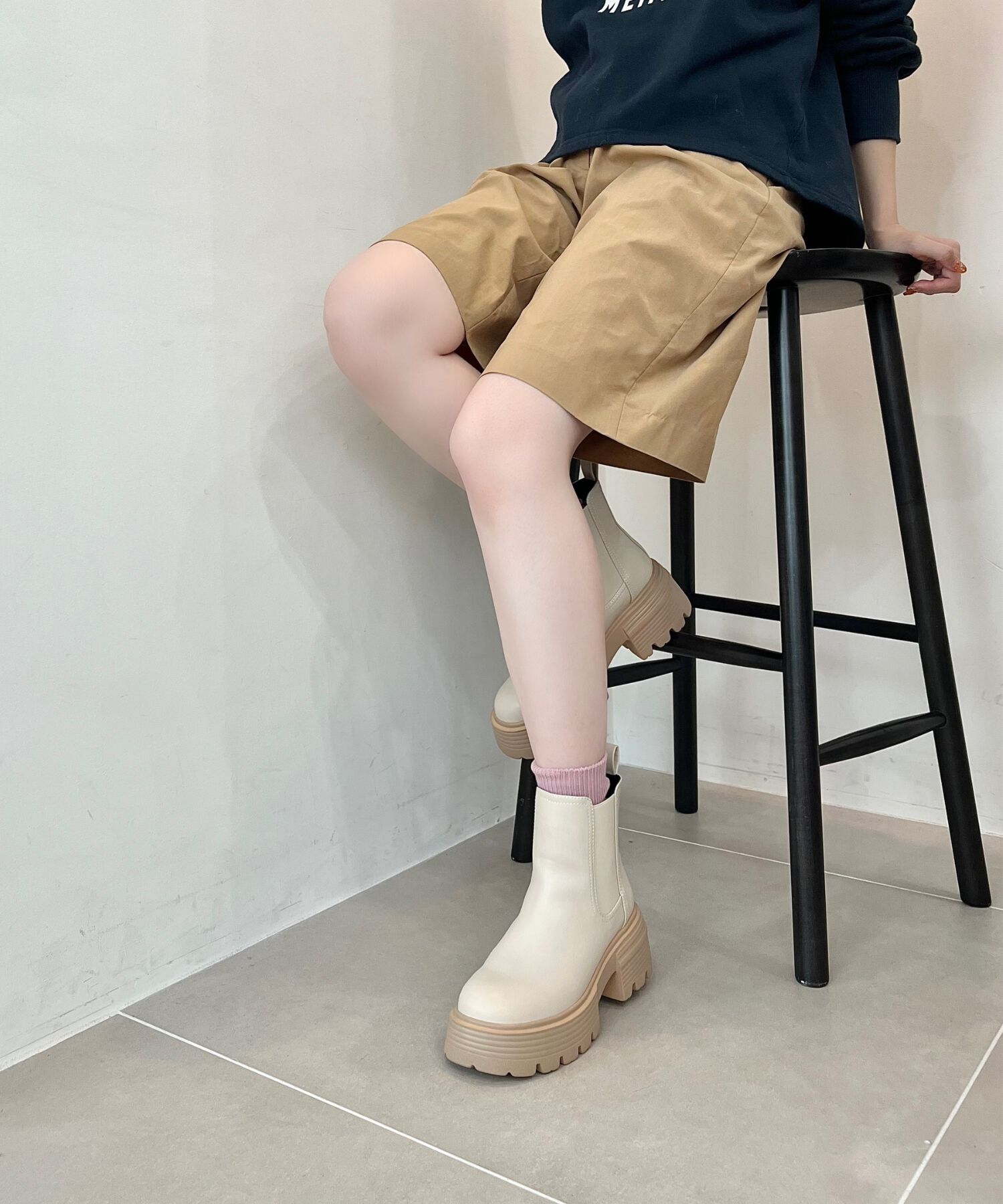 ORiental TRaffic「【EC限定】2024秋冬新作カラーソールショートブーツ/45401」|ショートブーツ|