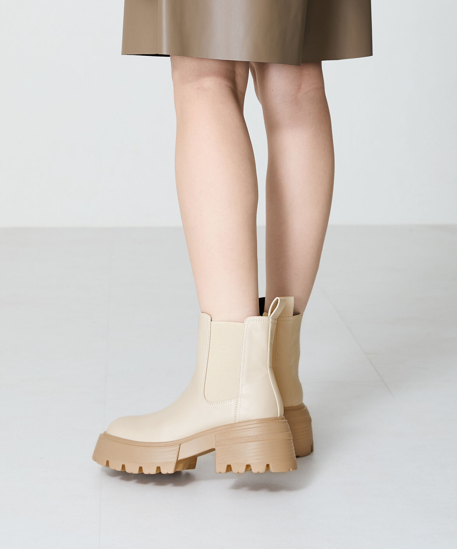 ORiental TRaffic「【EC限定】2024秋冬新作カラーソールショートブーツ/45401」|ショートブーツ|