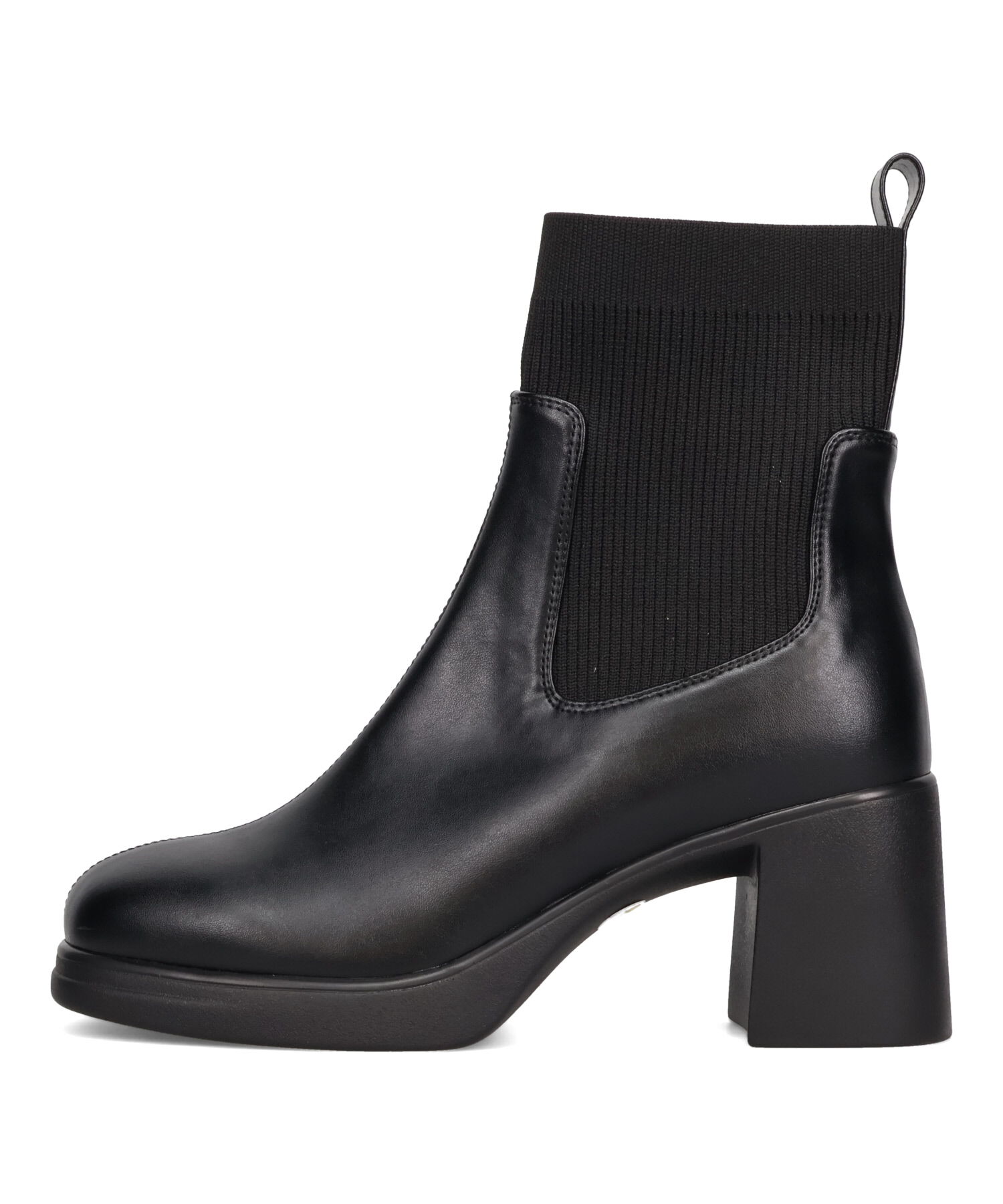 ORiental TRaffic「●2025秋冬新作●ニットドッキングヒールショートブーツ/51407」|ショートブーツ|