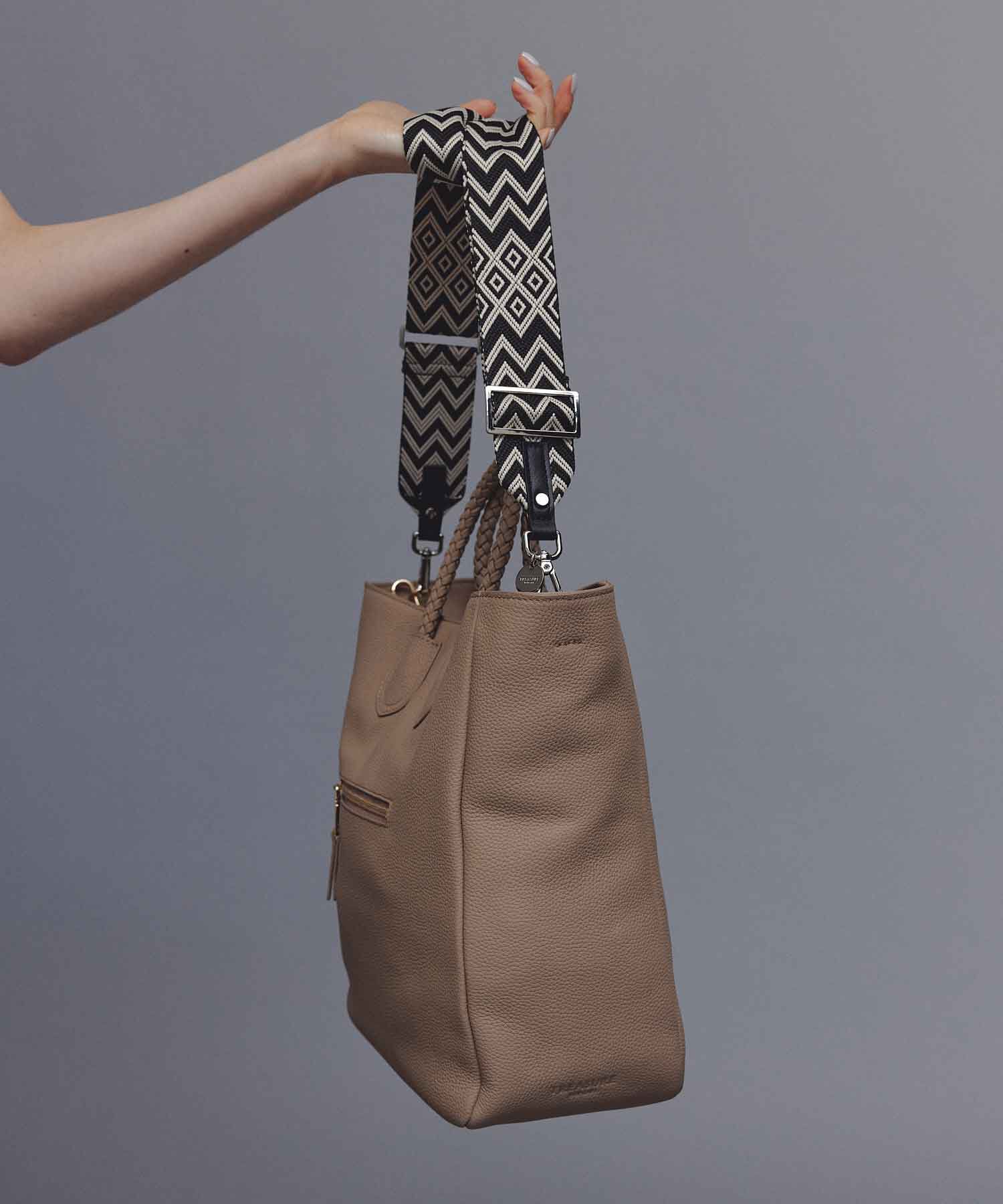 TOPKAPI TREASURE「【TREASURE TOPKAPI】オリジナル ショルダーベルト 50mm 」|ストラップ|ブラック