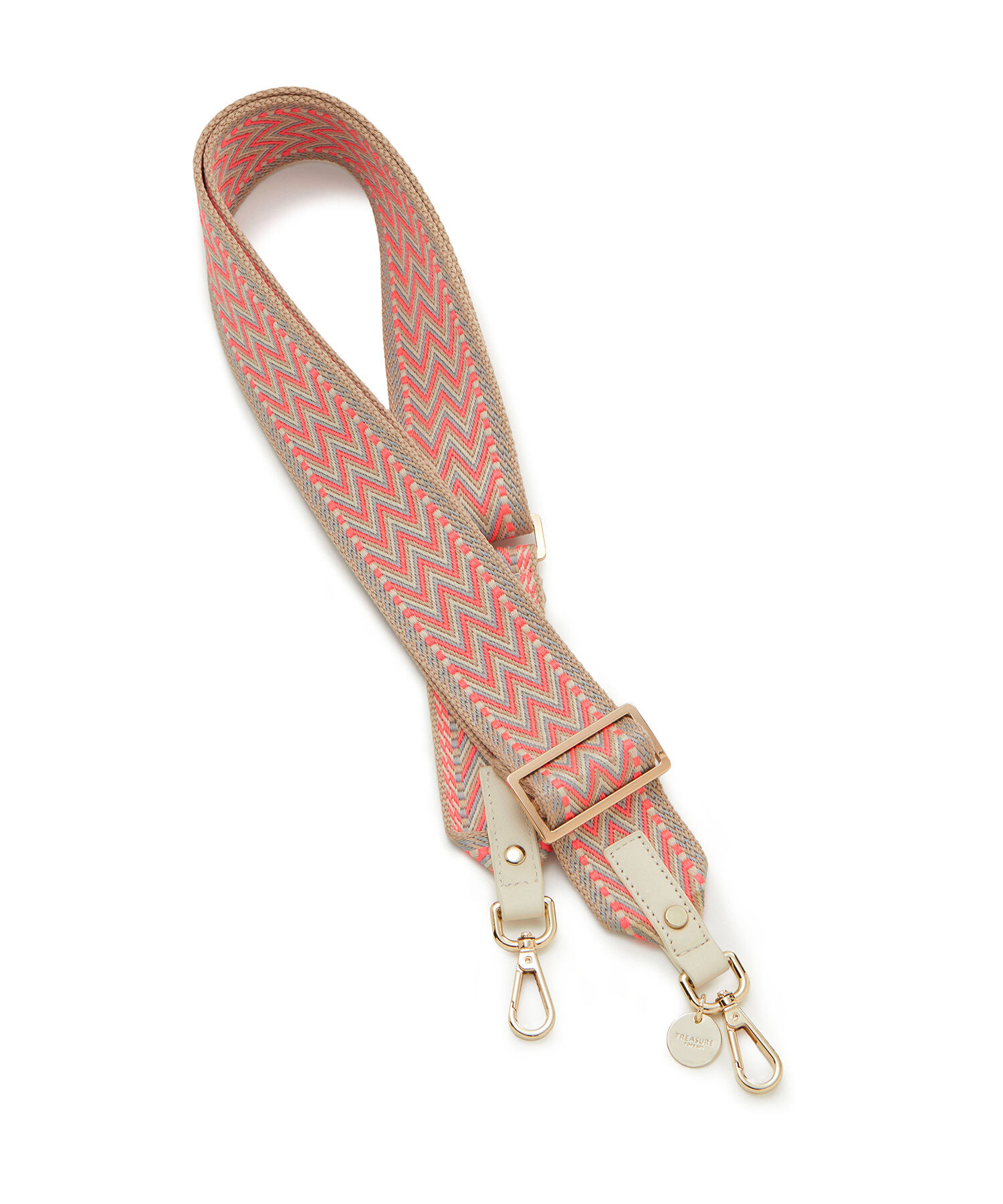 TOPKAPI TREASURE「【TREASURE TOPKAPI】オリジナル ショルダーベルト 50mm 」|ストラップ|ネオンピンク