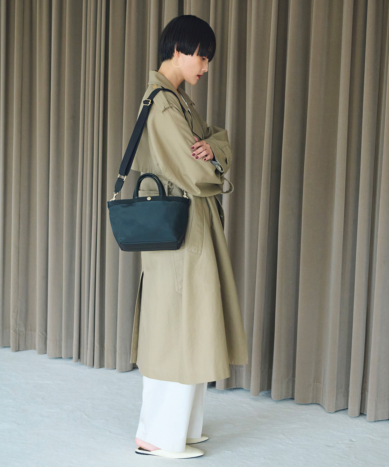 TOPKAPI BREATH「【Breath TOPKAPI】Bright ブライト スリーポケット ミニ トートバッグ」|トートバッグ|