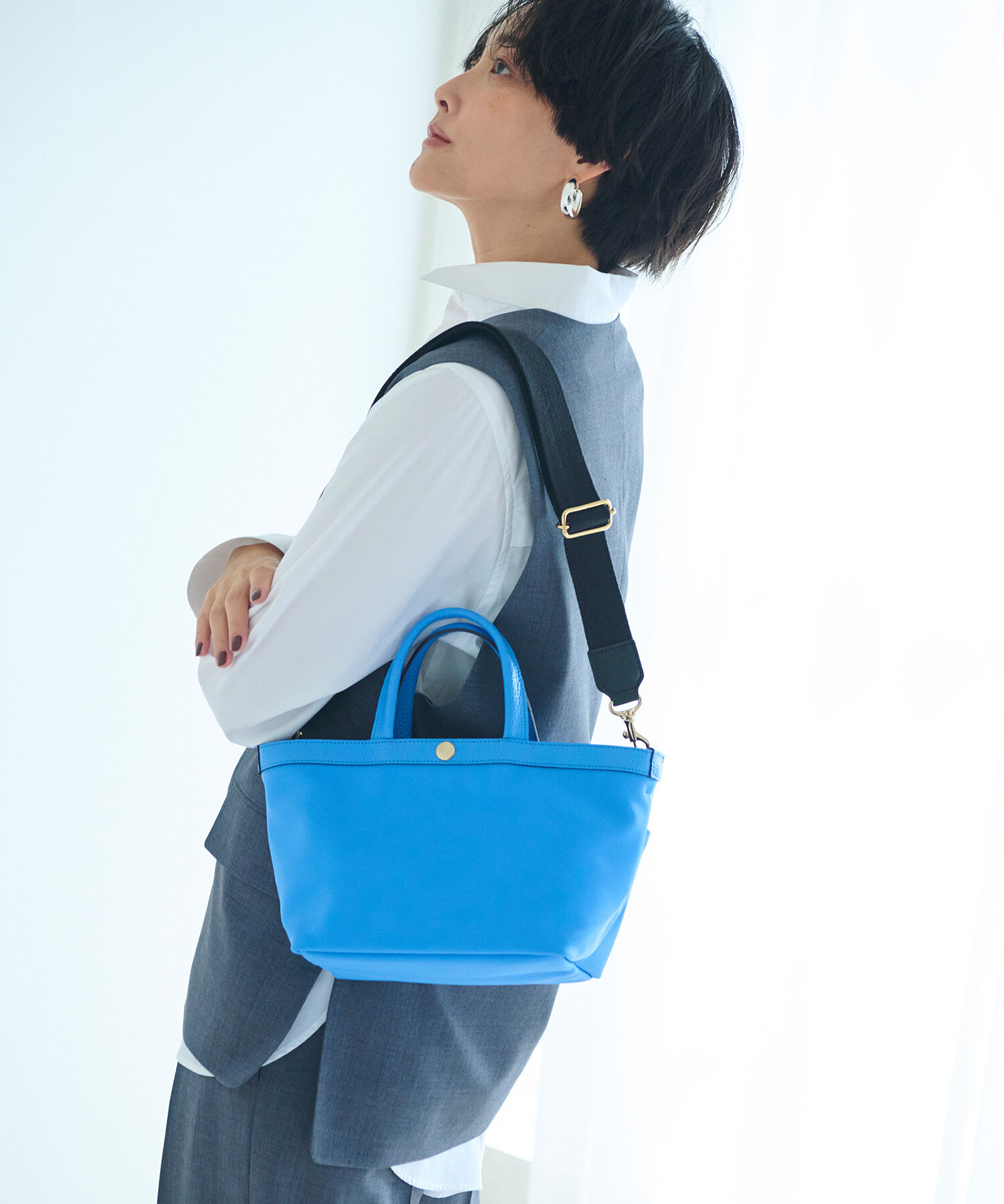 TOPKAPI BREATH「【Breath TOPKAPI】Bright ブライト スリーポケット ミニ トートバッグ」|トートバッグ|