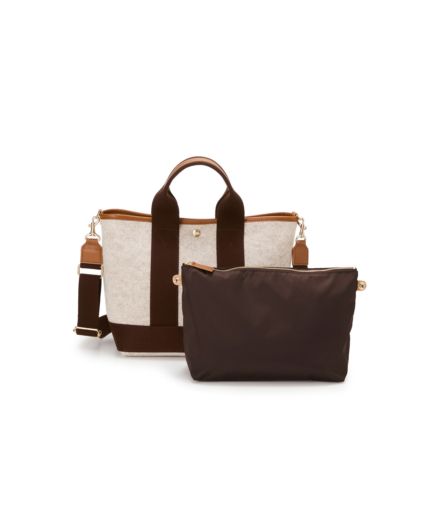 TOPKAPI BREATH「【Breath TOPKAPI】イタリアンフェルト ショルダー付 B5 トートバッグ M」|トートバッグ|