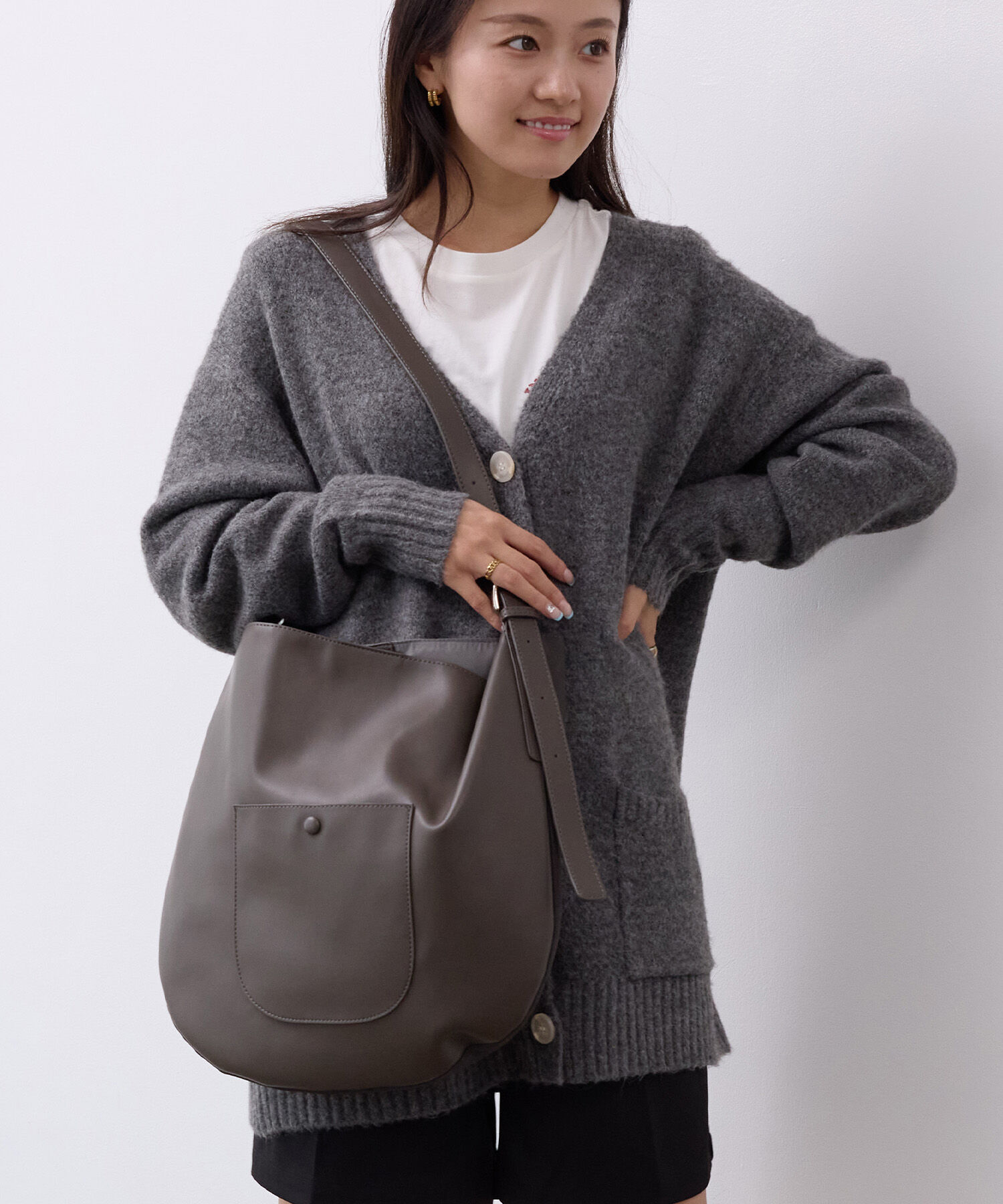 TOPKAPI TREASURE「【TREASURE TOPKAPI】ラウンド ビッグ ショルダーバッグ」|ショルダー・メッセンジャー|