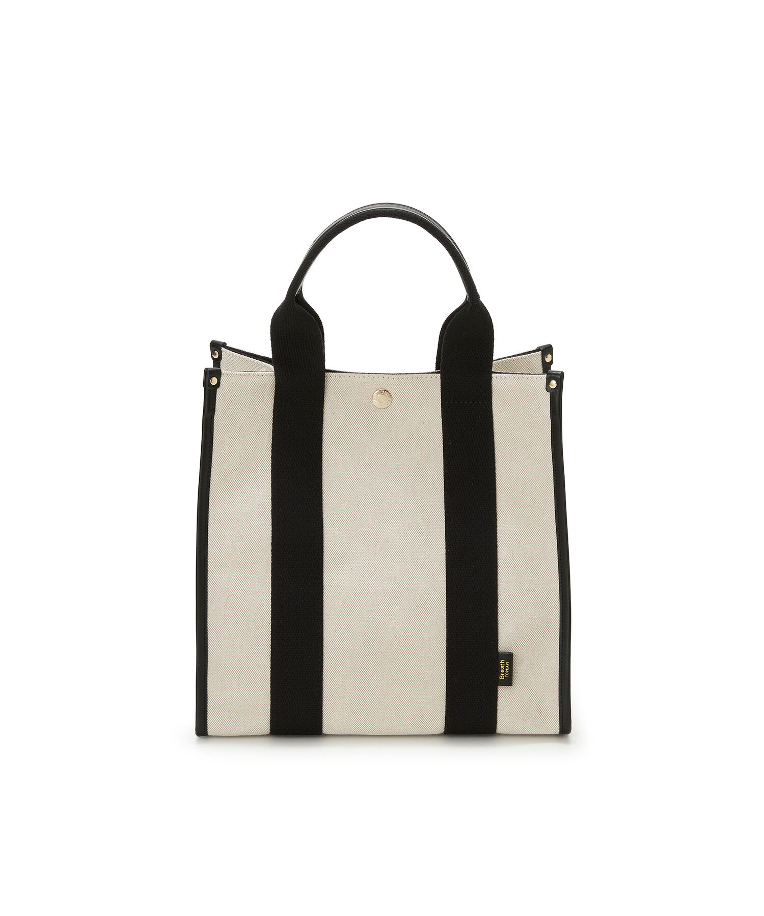 TOPKAPI BREATH「【Breath TOPKAPI】THE CANVAS ザ キャンバス スクエア ミニ トートバッグ」|トートバッグ|ブラック