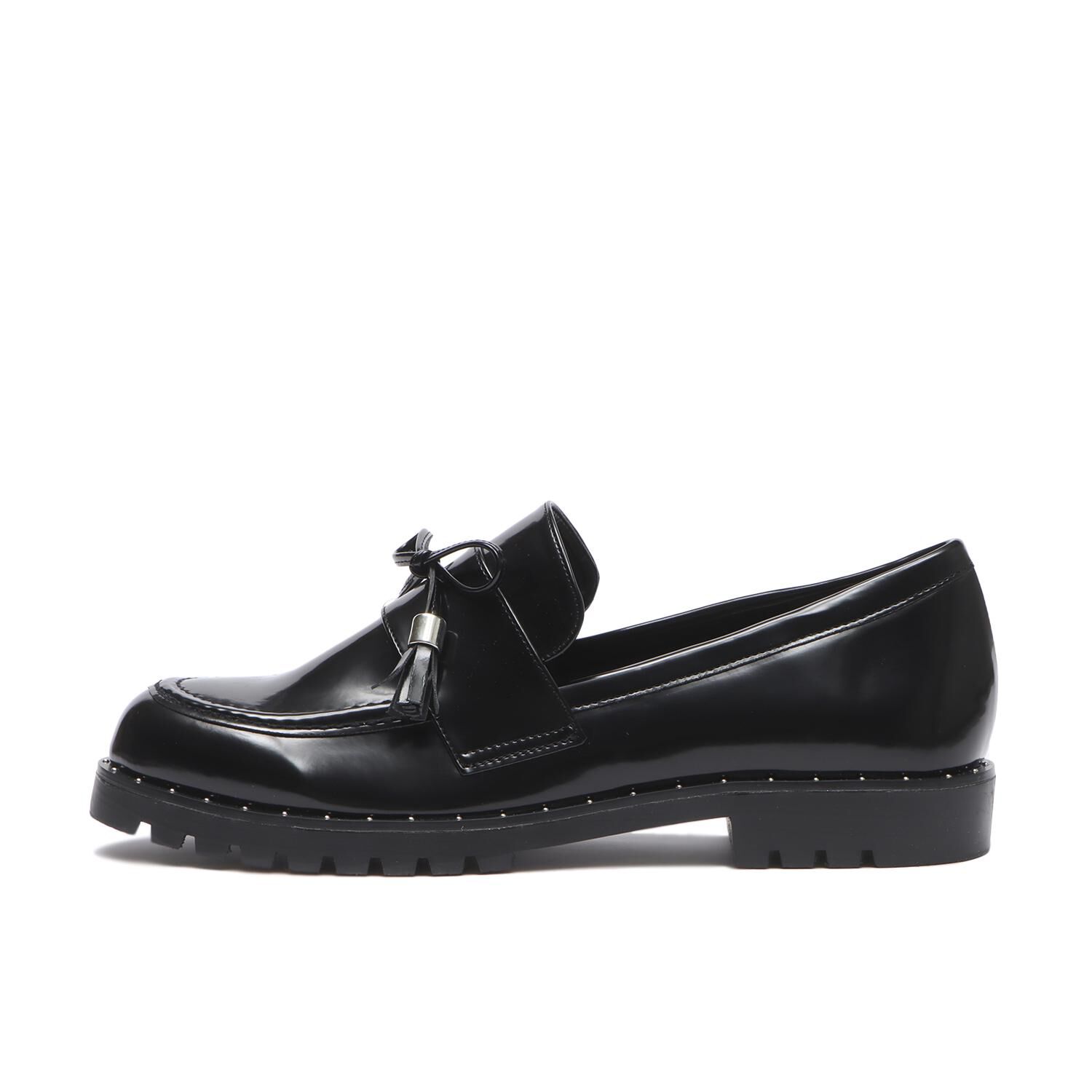 JOLI ENCORE「【JOLI ENCORE(FR)】TASSEL RIBBON LOAFERS」|スニーカー|ブラック