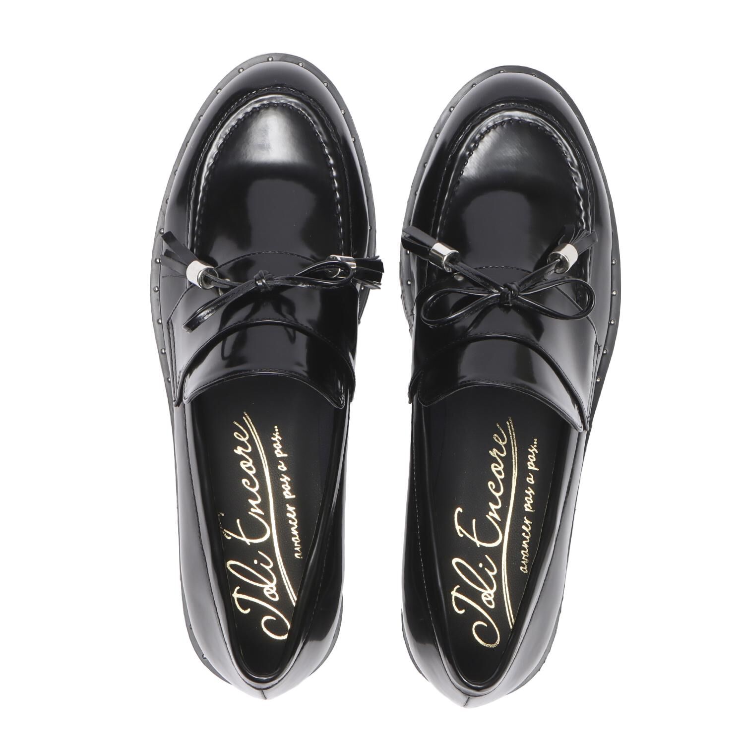 JOLI ENCORE「【JOLI ENCORE(FR)】TASSEL RIBBON LOAFERS」|スニーカー|
