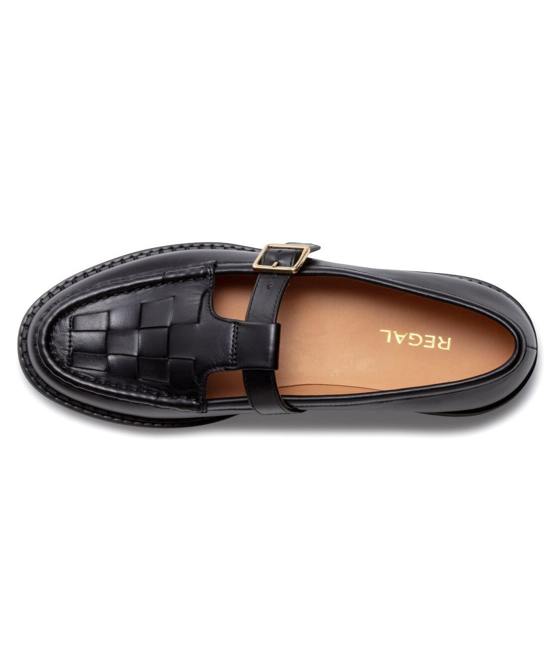REGAL SHOES「REGAL　Tストラップシューズ【ヒール30mm】　商品コード：F34RAL」|ローファー|