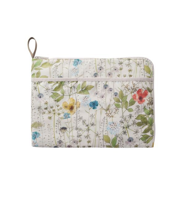 MILESTO「リバティプリント PCケース」|ポーチ|ホワイト