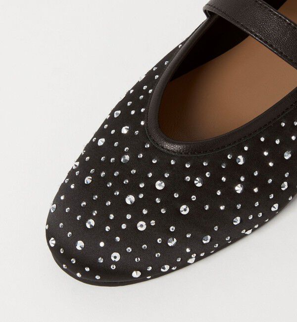 ODETTE E ODILE「サテンビジュー フラット10&uarr;」|パンプス|