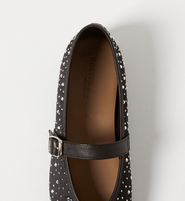 ODETTE E ODILE「サテンビジュー フラット10&uarr;」|パンプス|