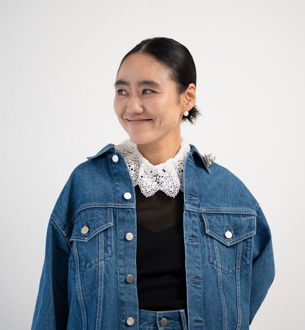 UNITED ARROWS「＜AYA KANEKO&times;IRIS 47&times;UNITED ARROWS＞レース つけ襟」|その他|WHITE