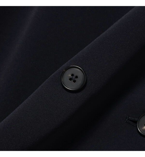 Demi-Luxe BEAMS 「	ラペルレス 2ボタン ジレ」|ダウン|