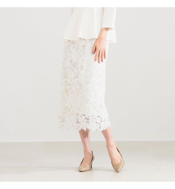 Demi-Luxe BEAMS 「ブロッサム レース スカート＊」|スカート|