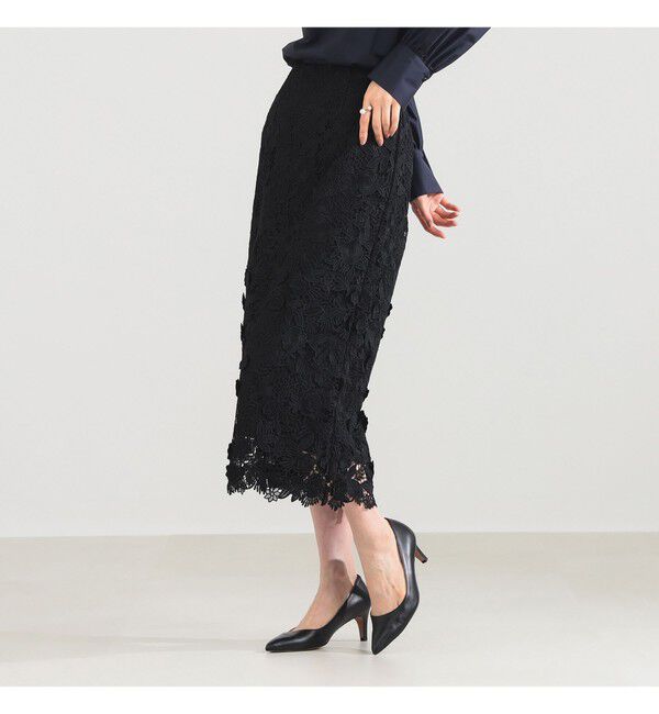 Demi-Luxe BEAMS 「ブロッサム レース スカート＊」|スカート|