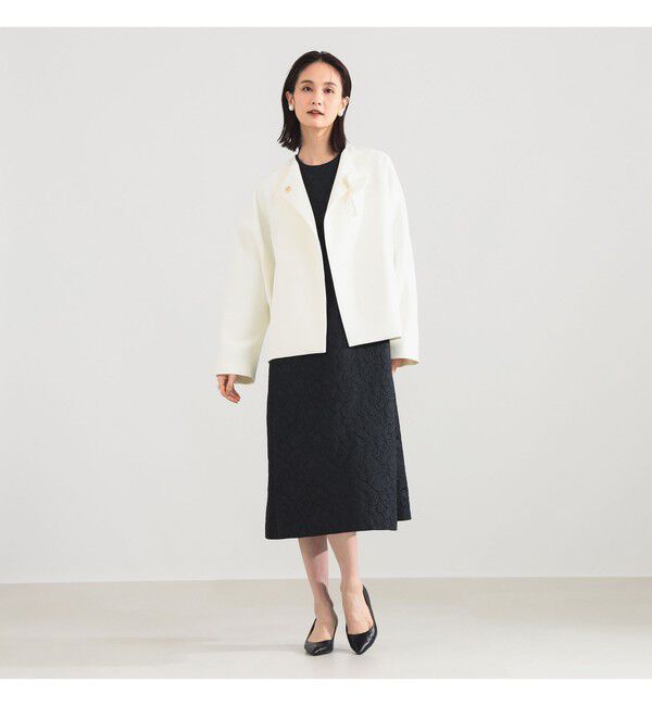 Demi-Luxe BEAMS 「カラー リリーハーフ コート＊」|ダッフルコート|