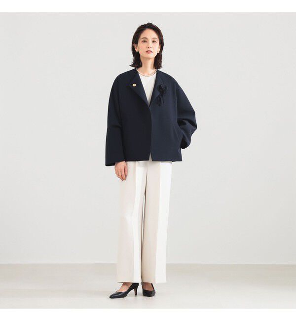 Demi-Luxe BEAMS 「カラー リリーハーフ コート＊」|ダッフルコート|