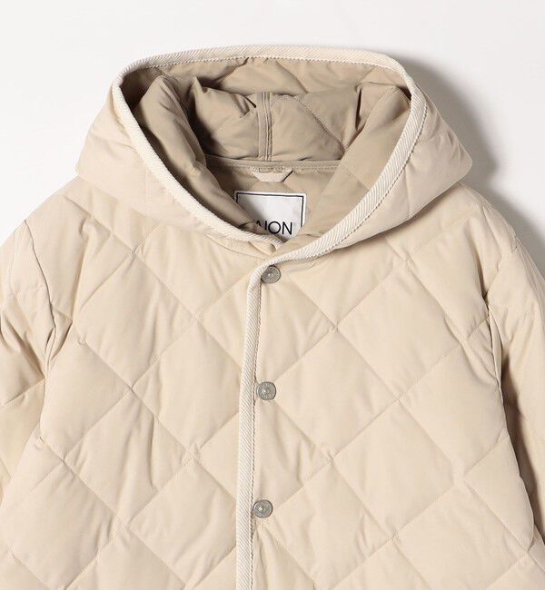 SHIPS any「《追加予約》【SHIPS any別注】TAION:〈手洗い可能〉パイピング フード ジャケット」|ダウン|