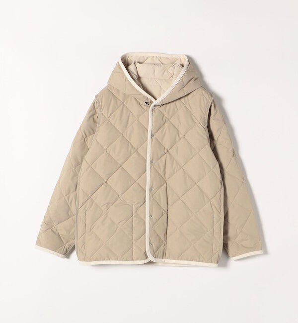 SHIPS any「《追加予約》【SHIPS any別注】TAION:〈手洗い可能〉パイピング フード ジャケット」|ダウン|