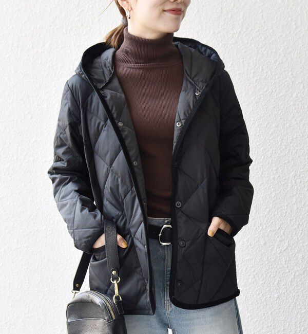 SHIPS any「《追加予約》【SHIPS any別注】TAION:〈手洗い可能〉パイピング フード ジャケット」|ダウン|