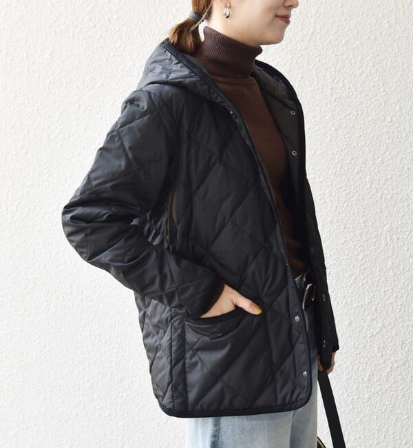 SHIPS any「《追加予約》【SHIPS any別注】TAION:〈手洗い可能〉パイピング フード ジャケット」|ダウン|