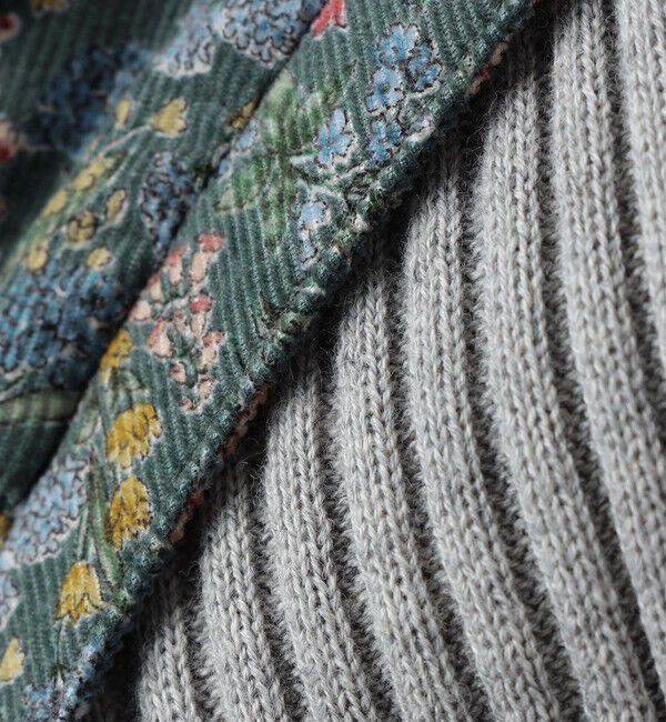 SHIPS KIDS「SHIPS KIDS:100～130cm / コーデュロイ リブ レイヤード トップス」|シャツ・ブラウス|