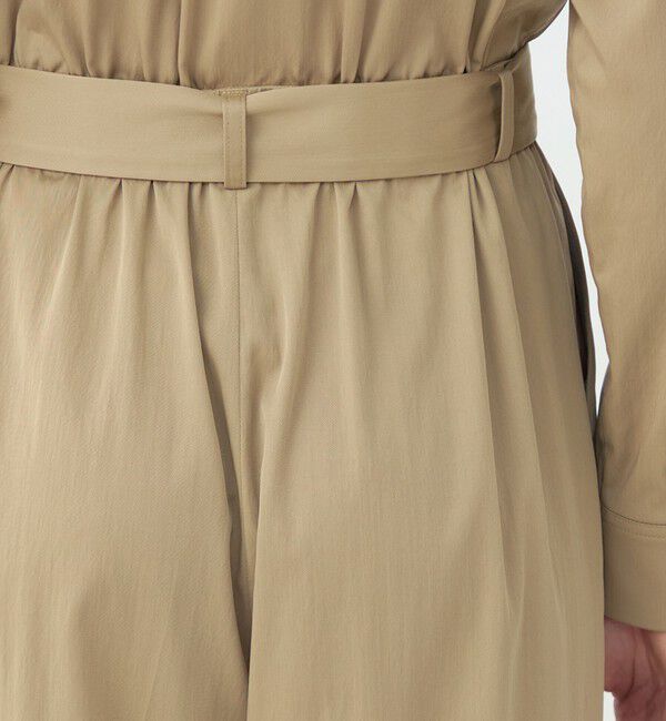 Ballsey「ドレーピーツイル Vネックオールインワン」|オールインワン|