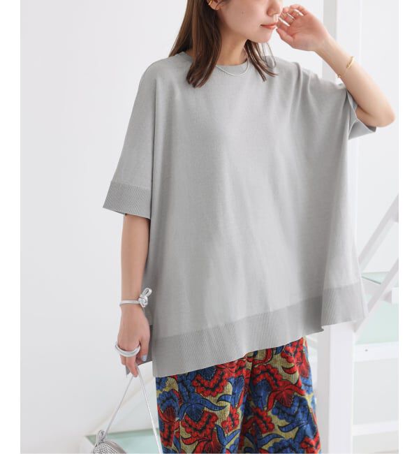 JOURNAL STANDARD relume「《追加2》接触冷感 / ウォッシャブルクールポンチョプルオーバー」|ニット・セーター|