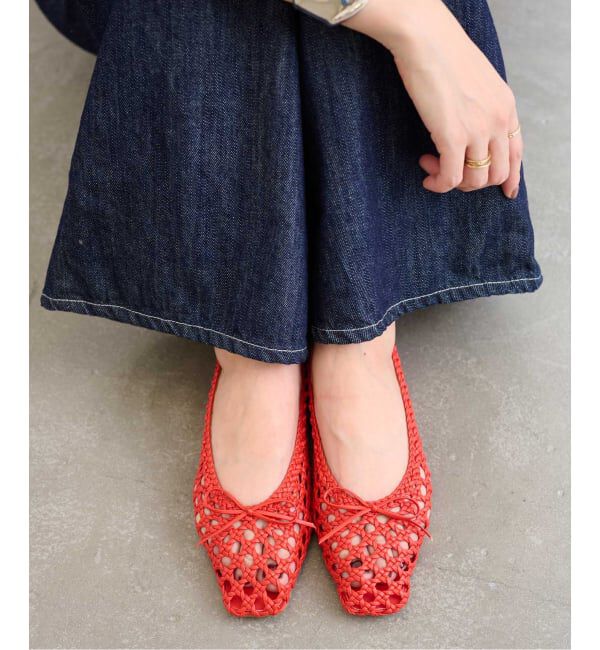  「《予約》スクエアソフトメッシュバレエ」|バレエシューズ|