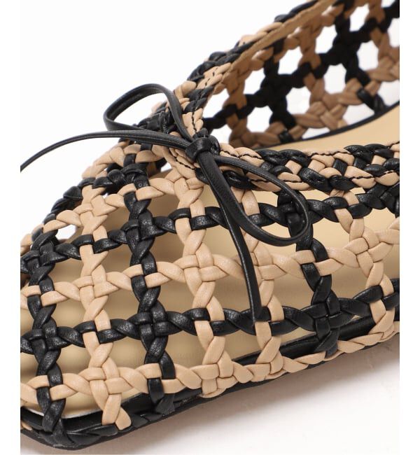  「《予約》スクエアソフトメッシュバレエ」|バレエシューズ|