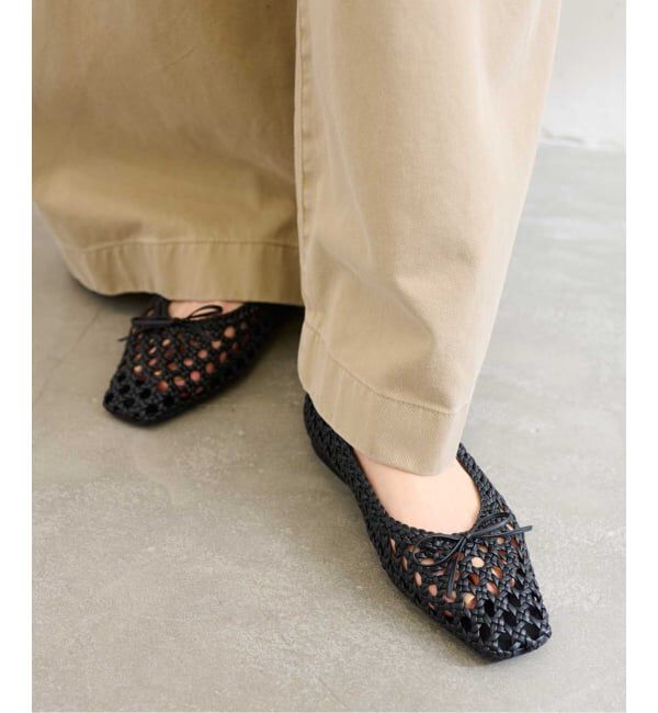  「《予約》スクエアソフトメッシュバレエ」|バレエシューズ|