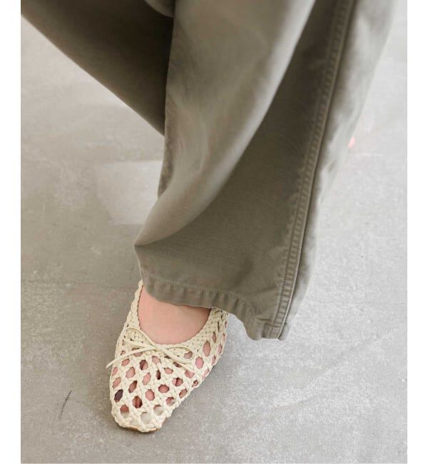  「《予約》スクエアソフトメッシュバレエ」|バレエシューズ|