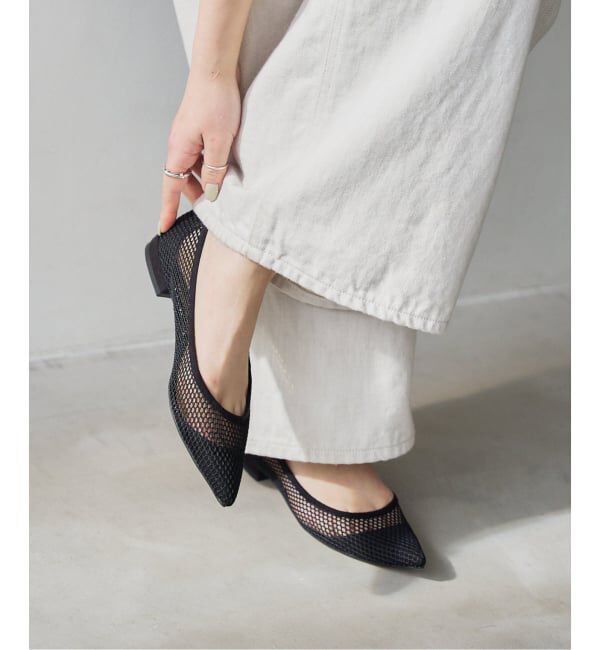  「《追加予約》ポインテッドネットフラット」|その他|ブラック C