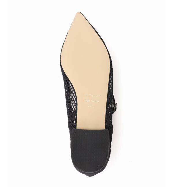  「《追加予約》ポインテッドネットワンストラップフラット」|その他|