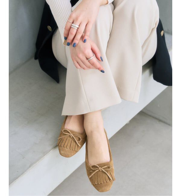  「《追加予約》レザーキルトタッセルフラット」|その他|