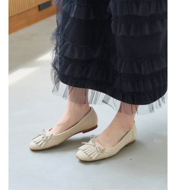  「《追加予約》レザーキルトタッセルフラット」|その他|