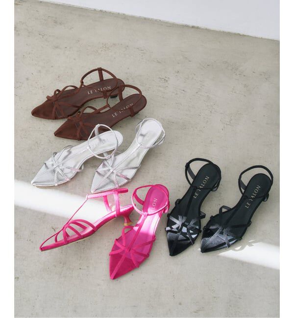  「《追加予約》3.5cmナローストラップサンダル」|サンダル|