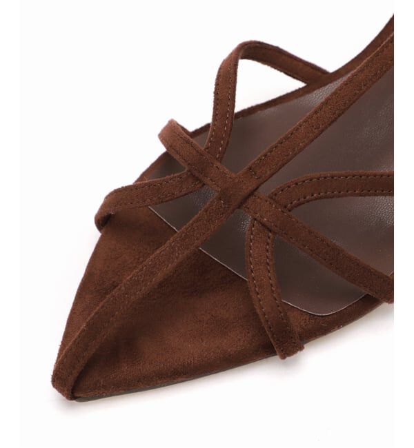  「《追加予約》3.5cmナローストラップサンダル」|サンダル|