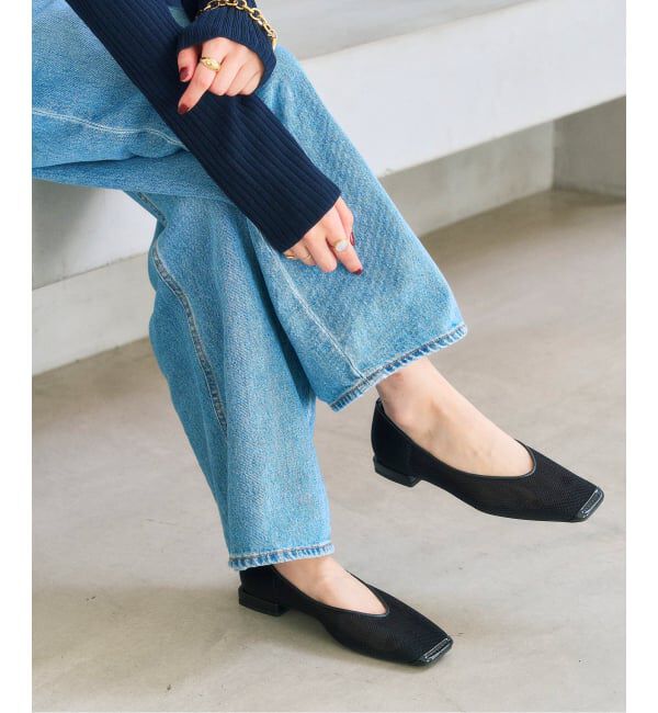  「《追加予約》スクエアトゥキャップセミシアーフラット」|その他|