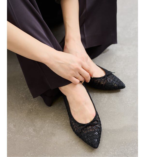  「《予約》ポインテッドフラワースパンコールバレエ」|バレエシューズ|