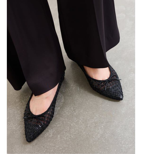  「《予約》ポインテッドフラワースパンコールバレエ」|バレエシューズ|